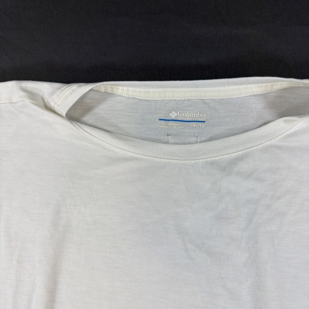 Columbia White Sleeveless Shirt Women's Extra Large